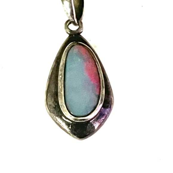 Vintage Australian opal 925 necklace